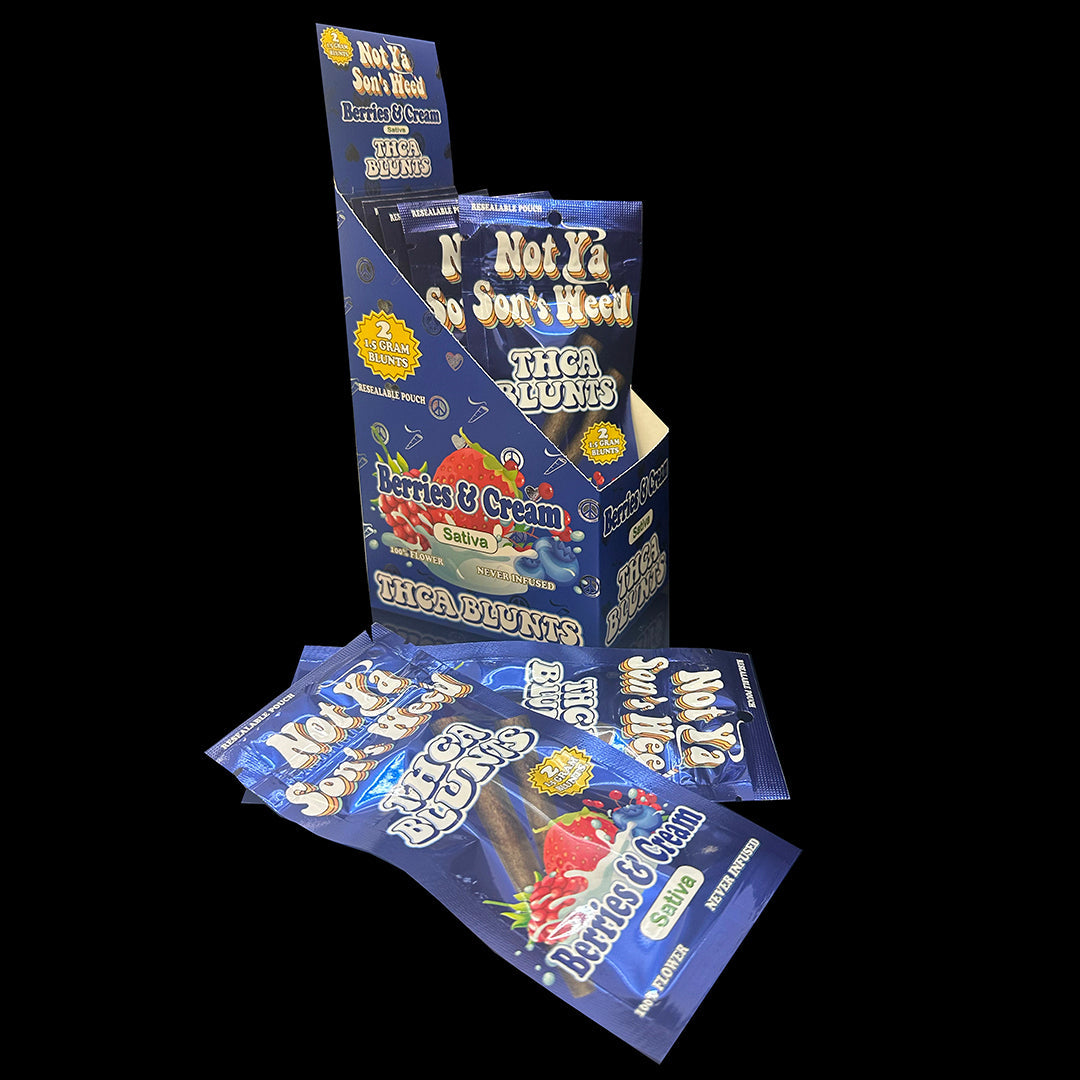 THC-A  PREROLL BLUNTS - Box of 10 Pouches