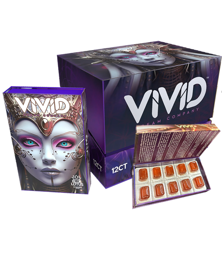 Vivid Mad Honey Gummies Bulk 12 Count Box - Blister Pack