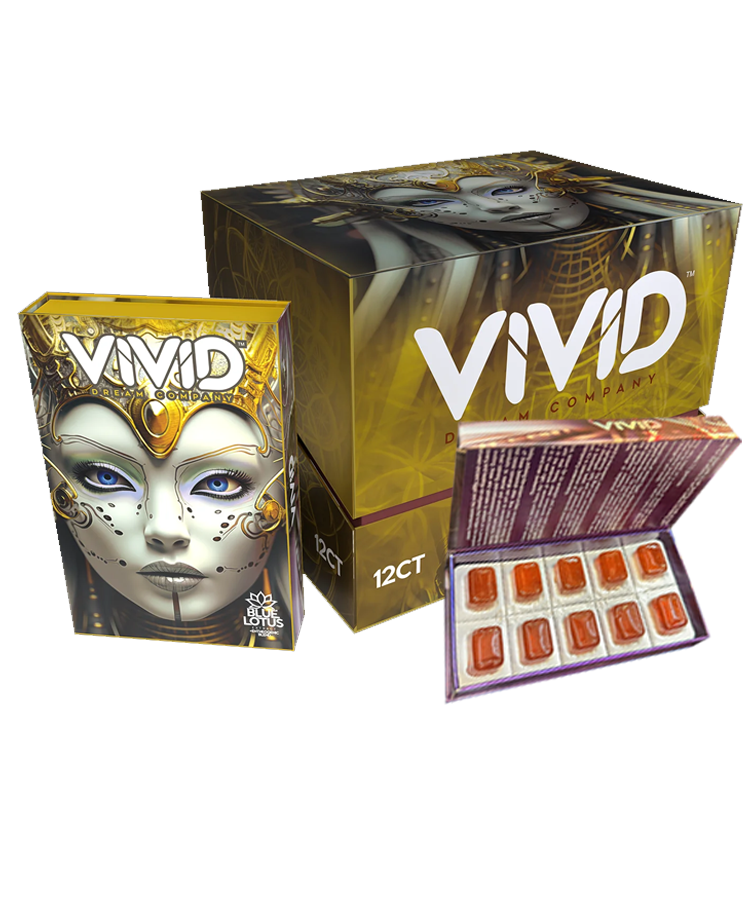 Vivid Mad Honey Gummies Bulk 12 Count Box - Blister Pack