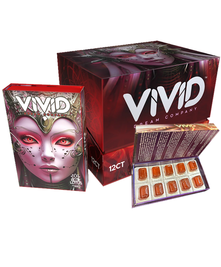 Vivid Mad Honey Gummies Bulk 12 Count Box - Blister Pack