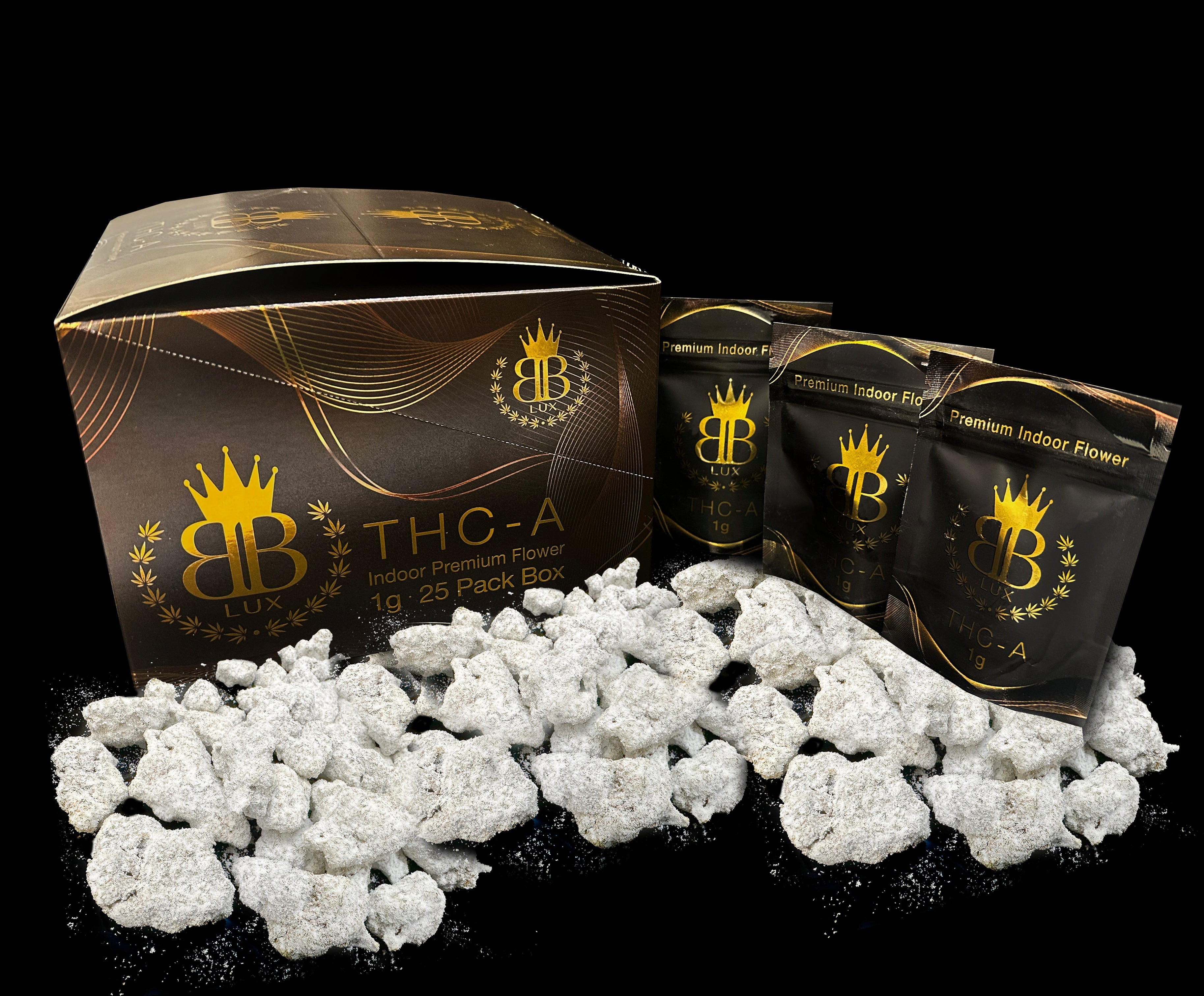 THC-A SNOWBALLZ- 1 Gram -  25 Count Box WV
