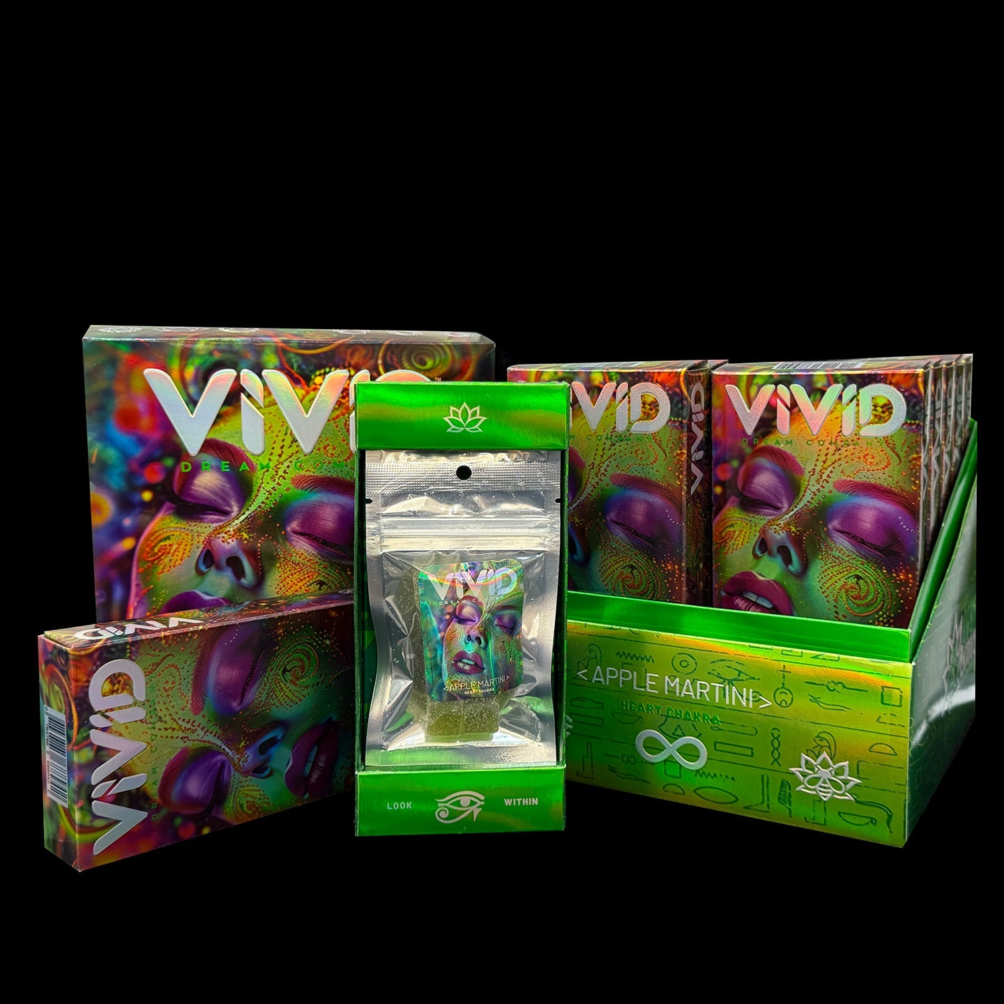 Vivid Mad Honey Gummies Bulk 12 Count Box - Bags