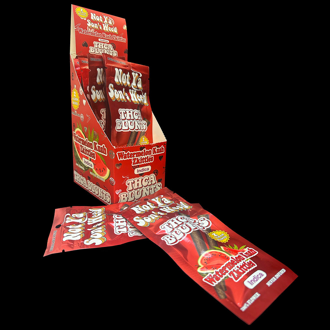 THC-A  PREROLL BLUNTS - Box of 10 Pouches